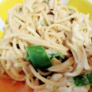 生クリームも牛乳もなし！チーズとツナのパスタ♪